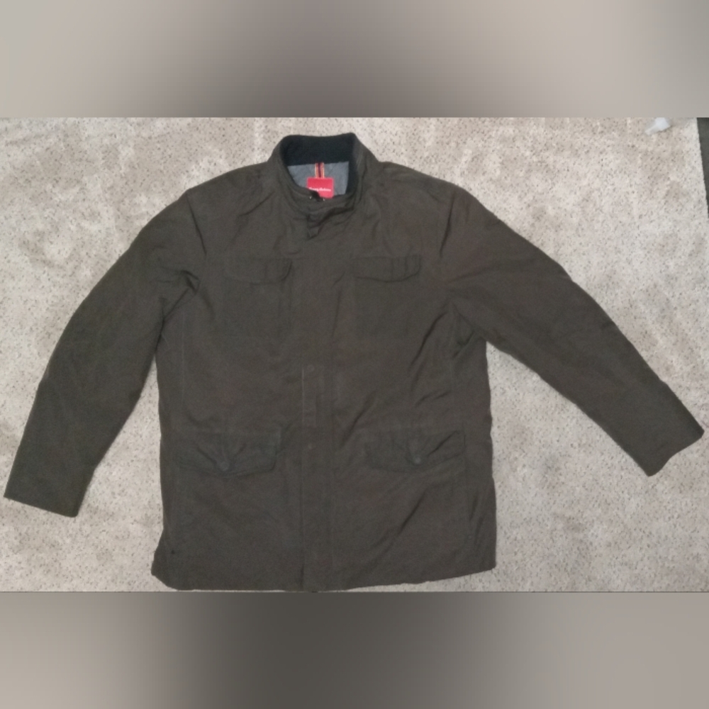 Men's Tommy Bahama Urban Paradise Field Jacket Coffee Color Size Large